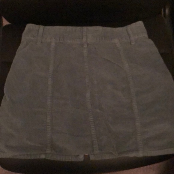 Corduroy blue skirt / American Eagle - Picture 4 of 4
